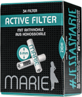 Marie Slim Aktivkohlefilter | 34 Stk. | 6mm