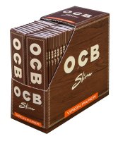 OCB Virgin | King Size Slim | Unbleached | 50er Box