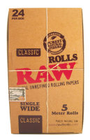 Raw Classic | Rolls Single Wide | 24er Box