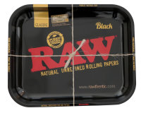 Raw Rolling Tray | Black | L