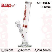Boost Hangover Red Glass Bong